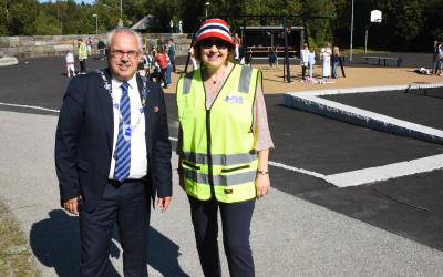 Lenkje til artikkel: Jubla for oppgradert leikeområde på Knappskog