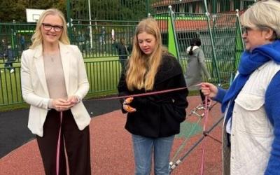 Lenkje til artikkel: Nytt uteområde høytidelig åpnet