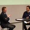 Kommunedirektør Johnny Breivik intervjua av informasjonsansvarleg i Vest Næringsråd, Anders Eikanger.