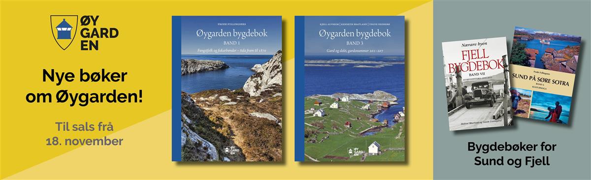 Bildebanner for bygdebøkene - Klikk for stort bilete