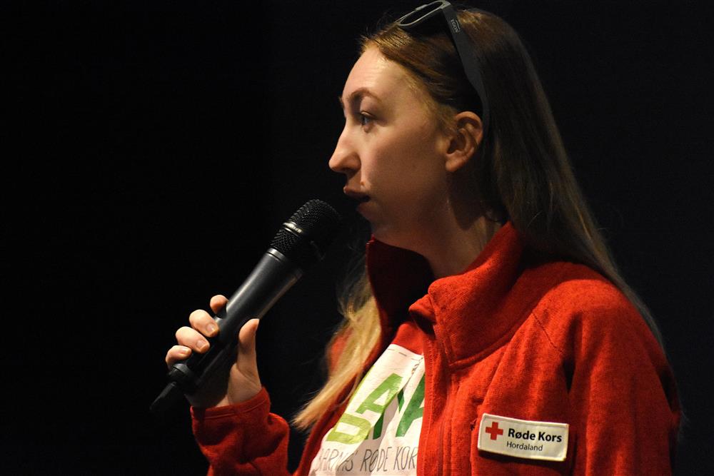 Thea Gandrudbakken, Fjell Røde Kors - Klikk for stort bilete