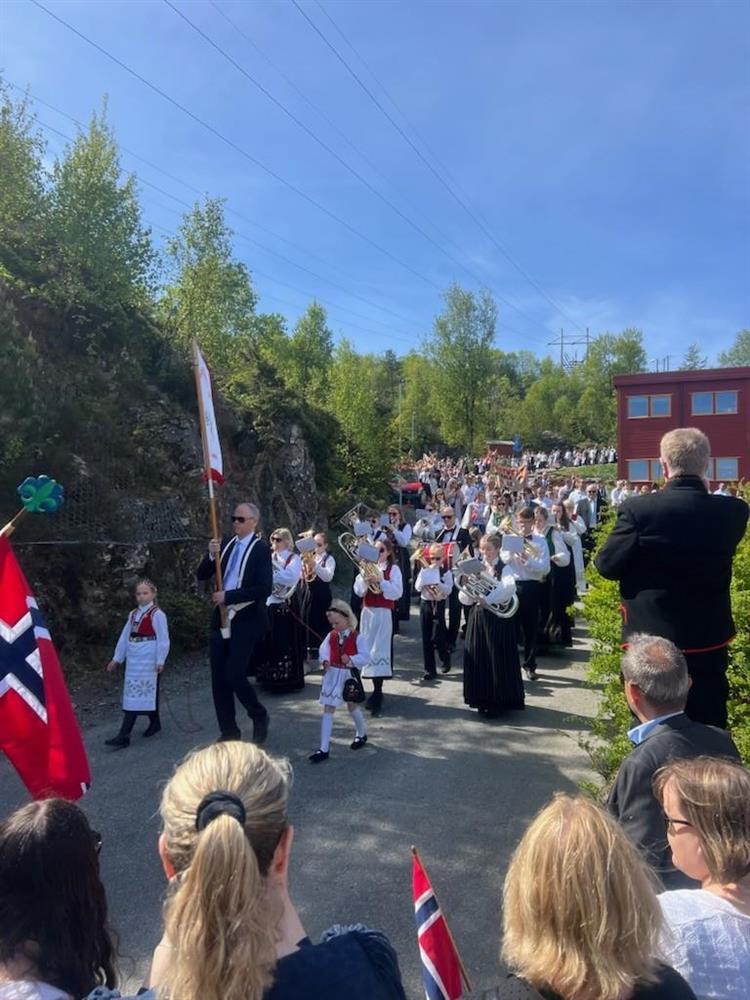 Frå feiringa på Kolltveit - Klikk for stort bilete