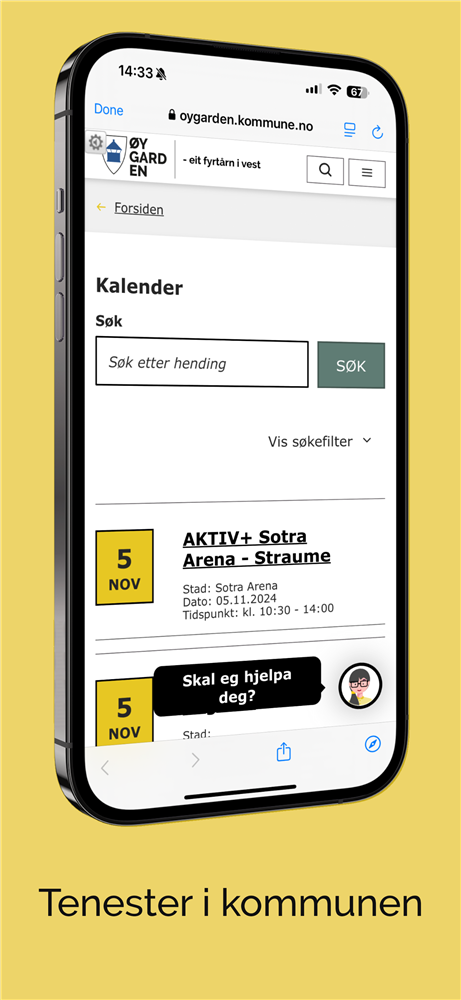 Arrrangement - Klikk for stort bilete