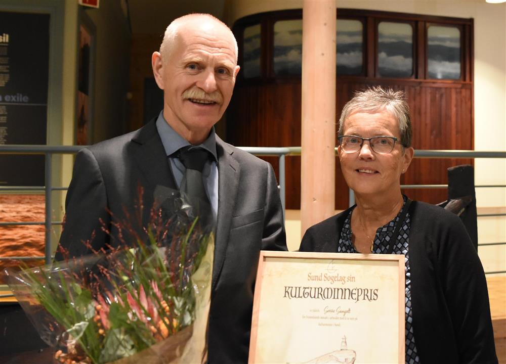 Sverre Sangolt og kona Linda. - Klikk for stort bilete