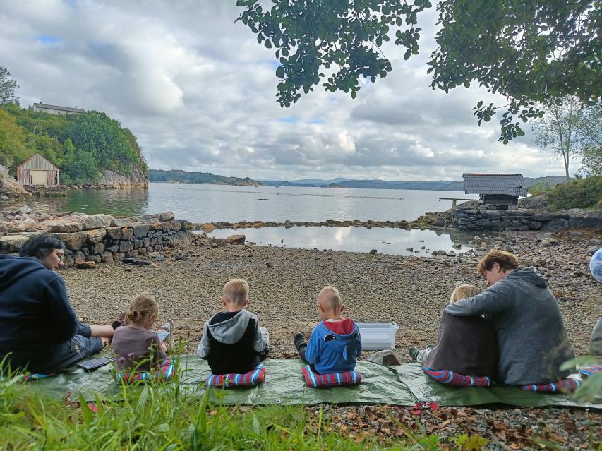 One Ocean - kunst og forskningsprosjekt for fireåringer - Klikk for stort bilete