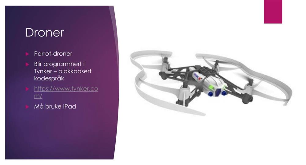 Drone - Klikk for stort bilete
