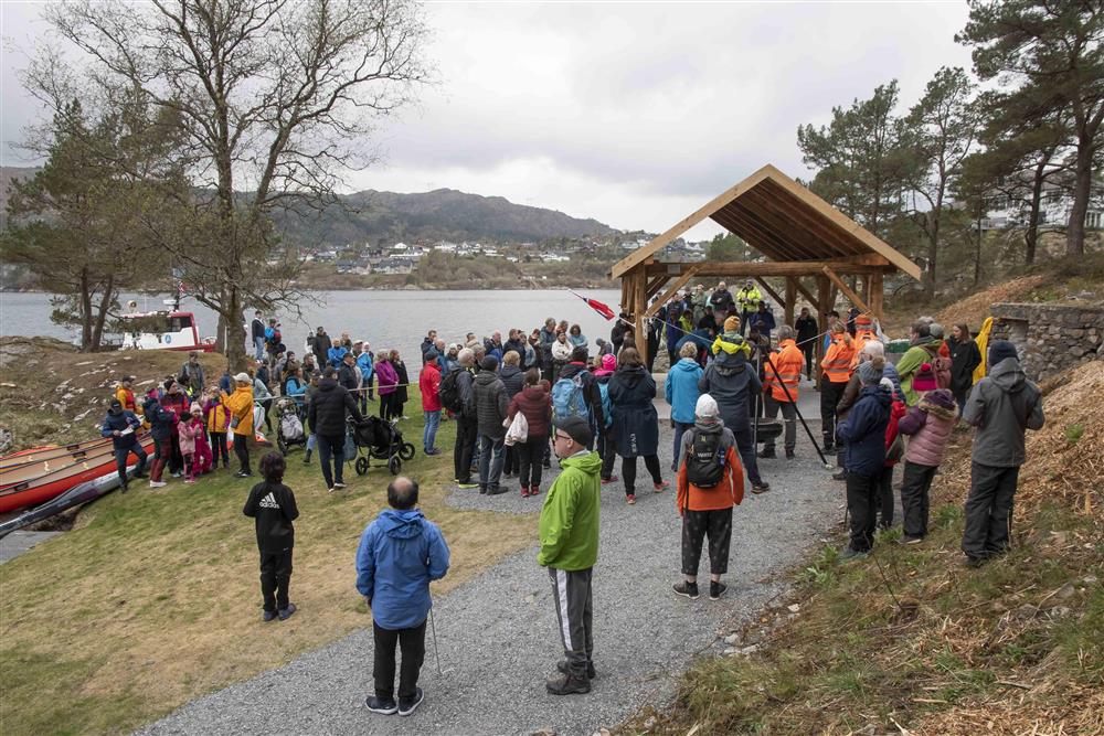 Geitvika friluftsområde offisielt opna - Klikk for stort bilete