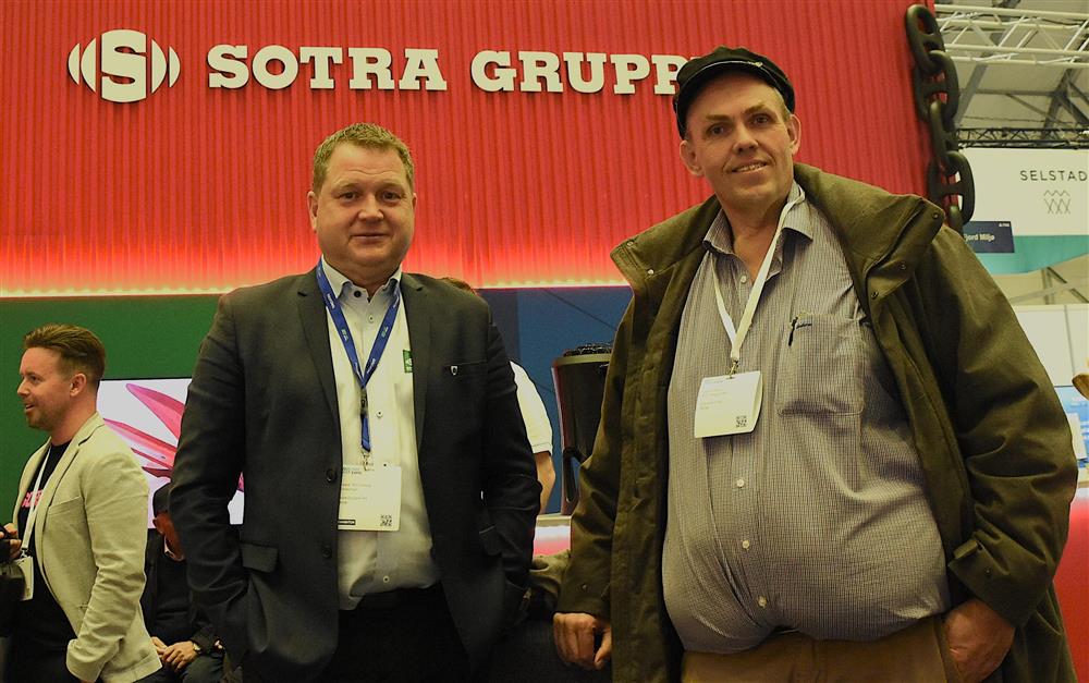 Rikard Ledang i Sotra Gruppen og leiar i Castle Hills Jan Vindenes - Klikk for stort bilete