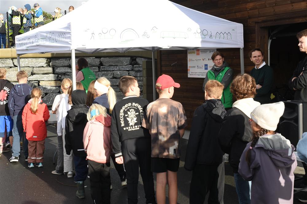 Frå sykkelshowet - Klikk for stort bilete