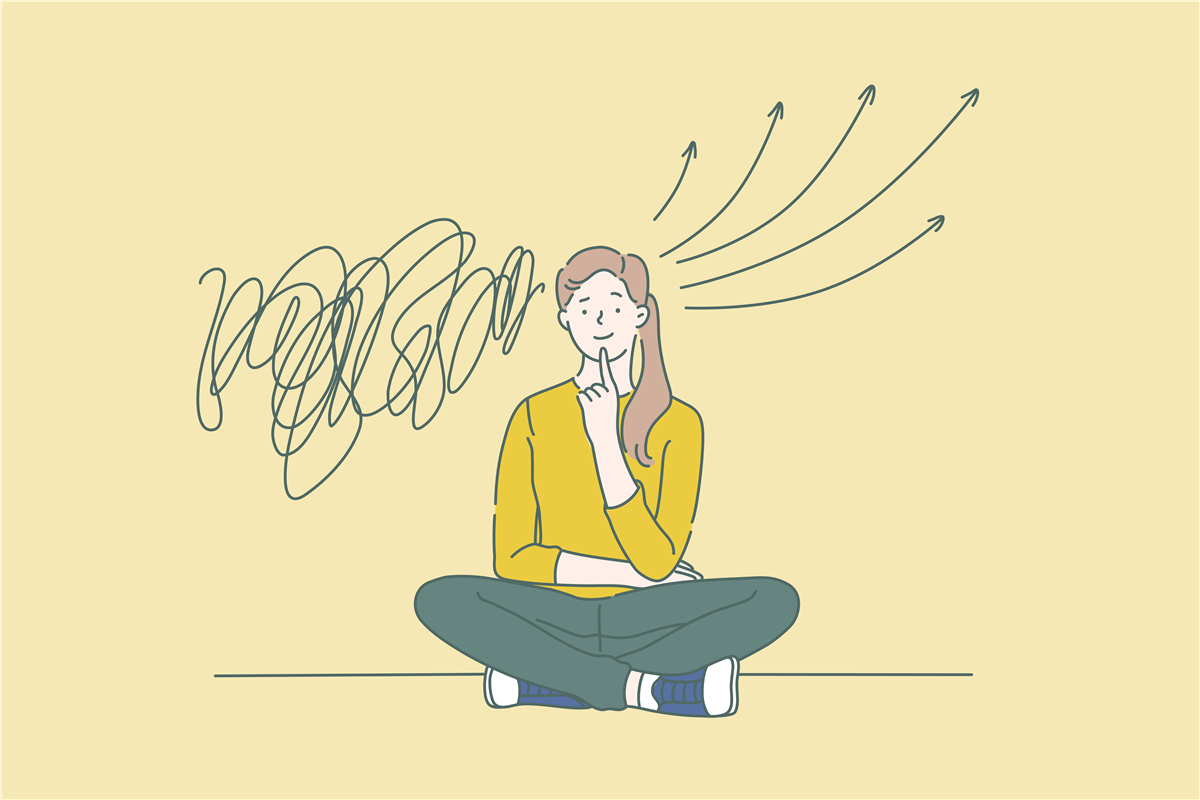 Ill. Stress mindre med Mindfullness - Klikk for stort bilete