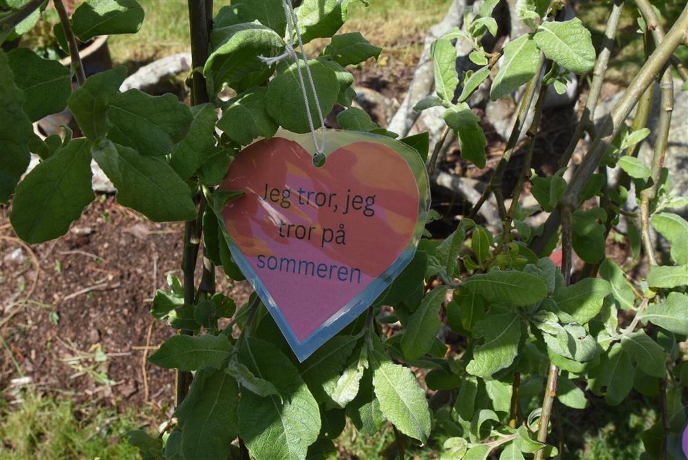 Frå opning av ny sansehage - Klikk for stort bilete