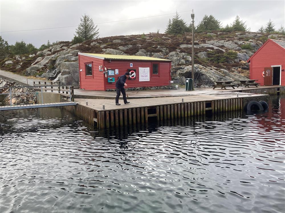 Kaien på Hissøyna - Klikk for stort bilete