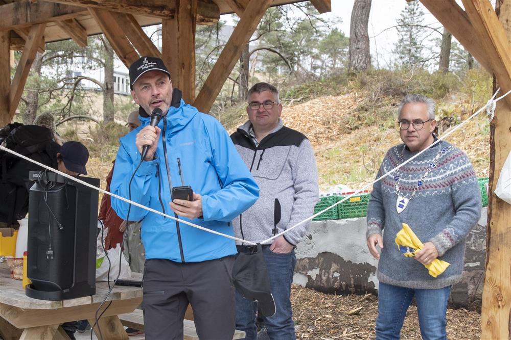 Tale ved Dag Seter, Bergen og Omland Friluftsråd - Klikk for stort bilete