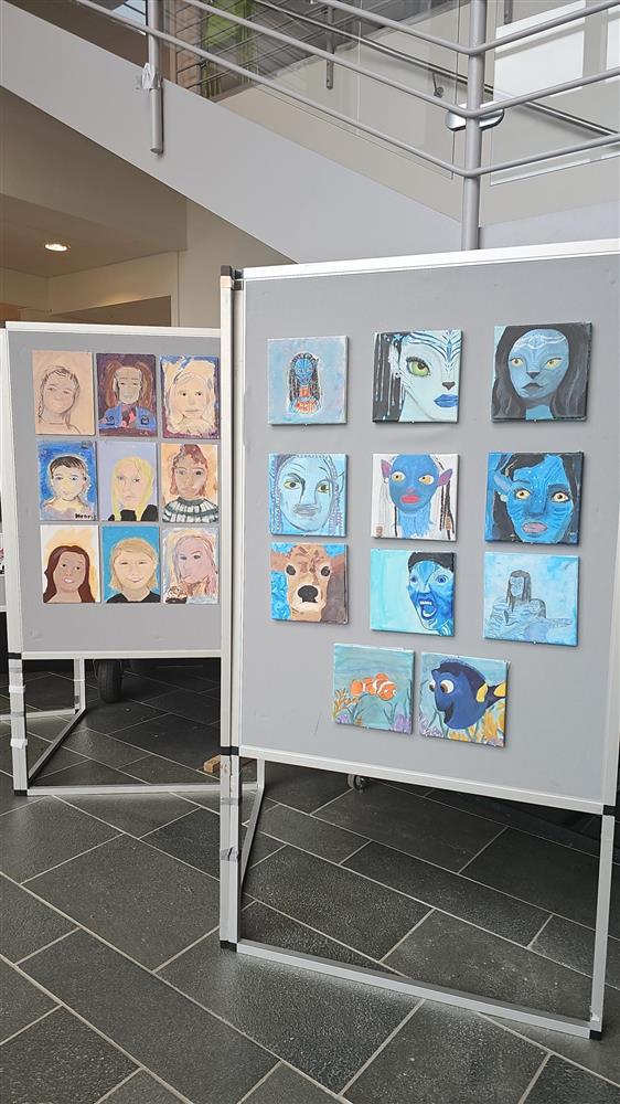 Kunstfag | Foto: Sølvi Dahle - Klikk for stort bilete