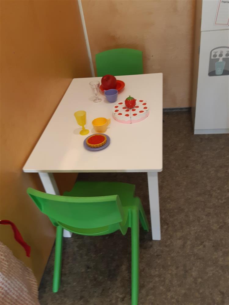 Leikekrok inne på avdelinga - Klikk for stort bilete