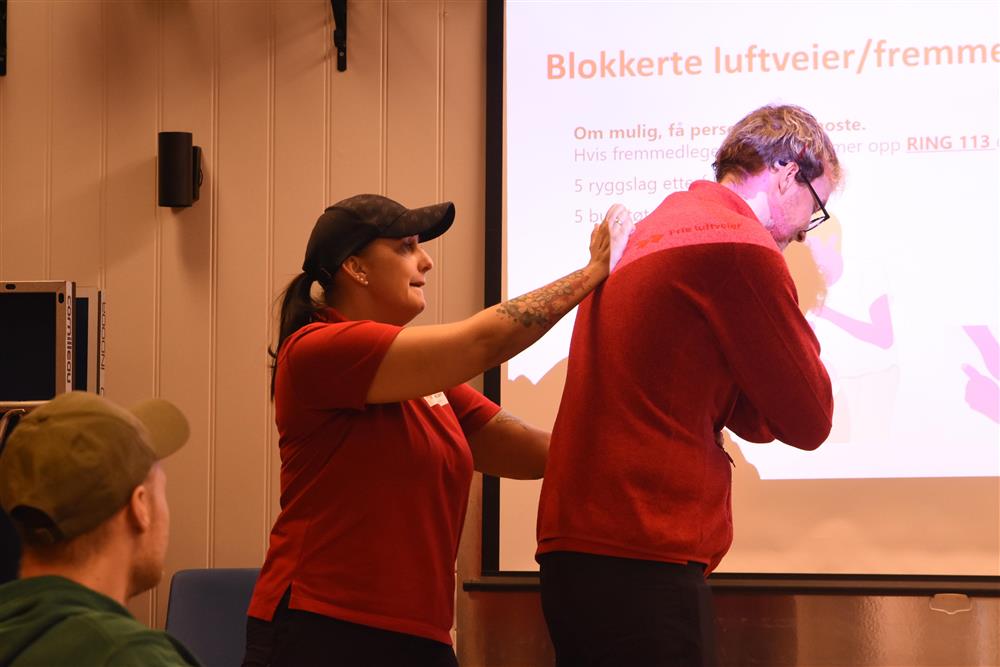 Frå kurset - Klikk for stort bilete