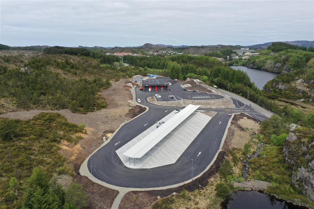 Dronebilete av eigedomen - Klikk for stort bilete