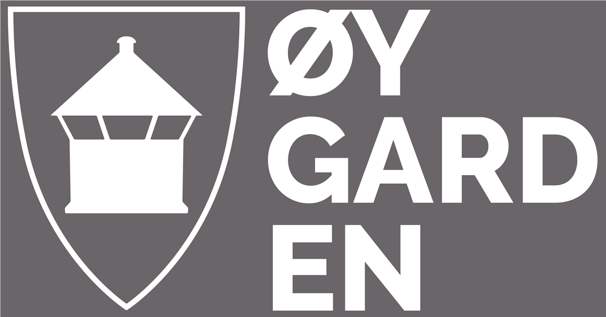 Logoen til Øygarden kommune til bruk på mørk bakgrunn - Klikk for stort bilete