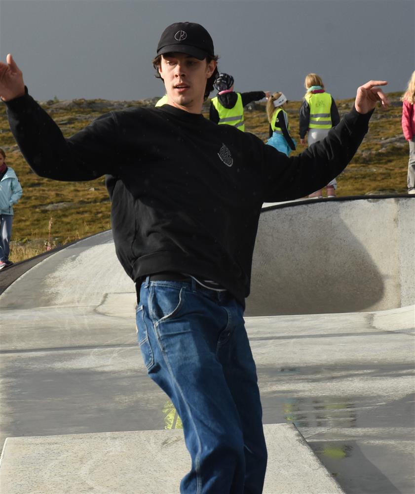 Frå sykkelshowet - Klikk for stort bilete