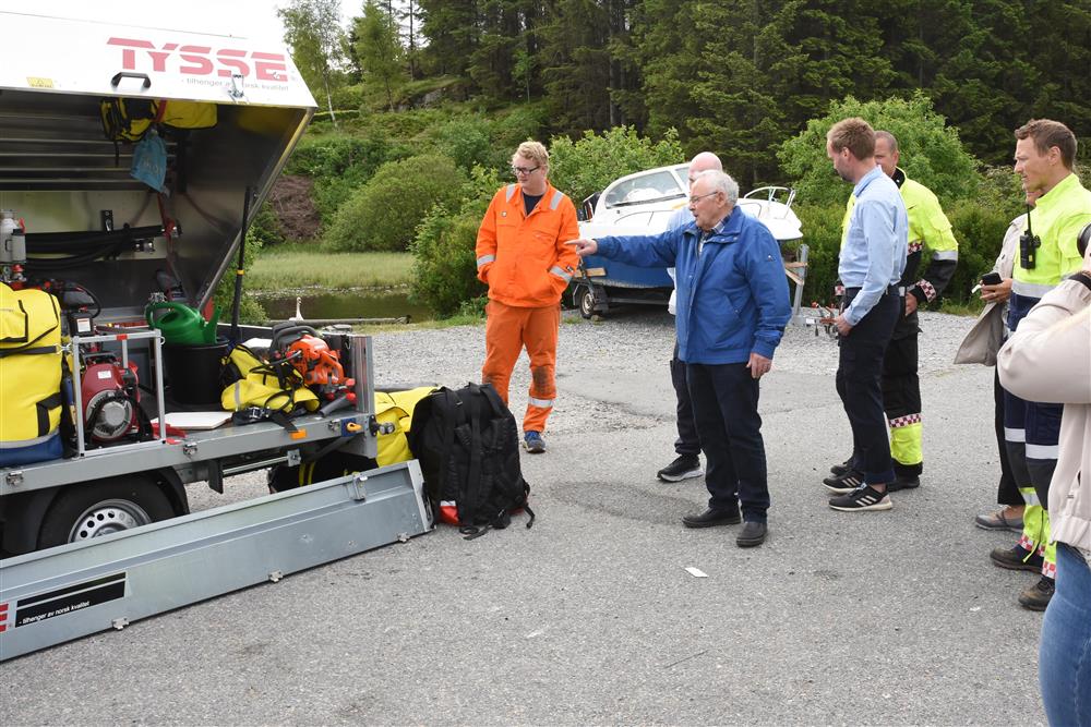 Frå demonstrasjonen  - Klikk for stort bilete