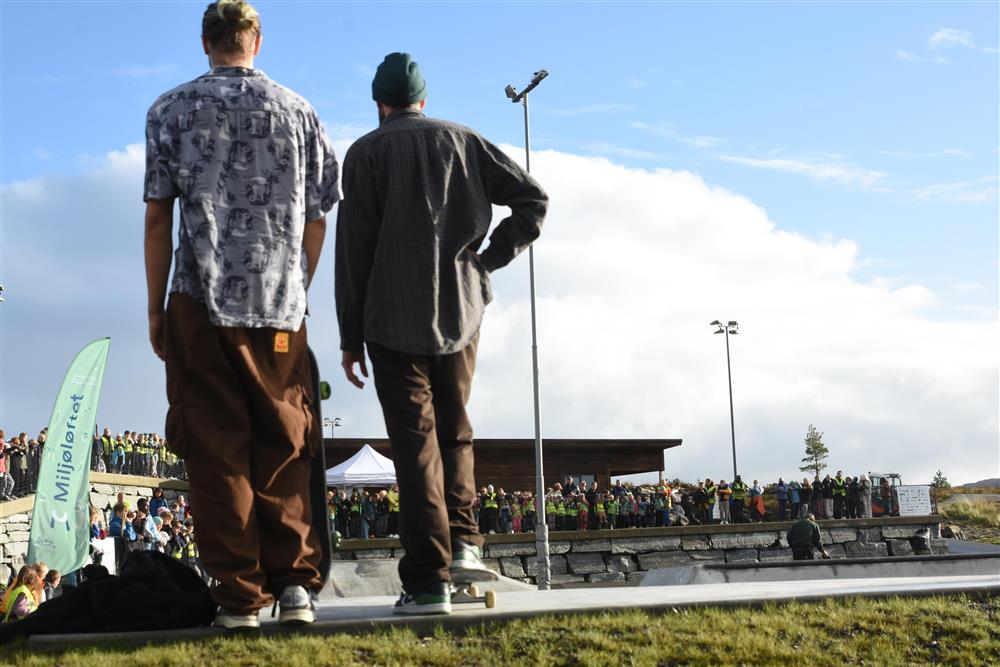 Frå sykkelshowet - Klikk for stort bilete