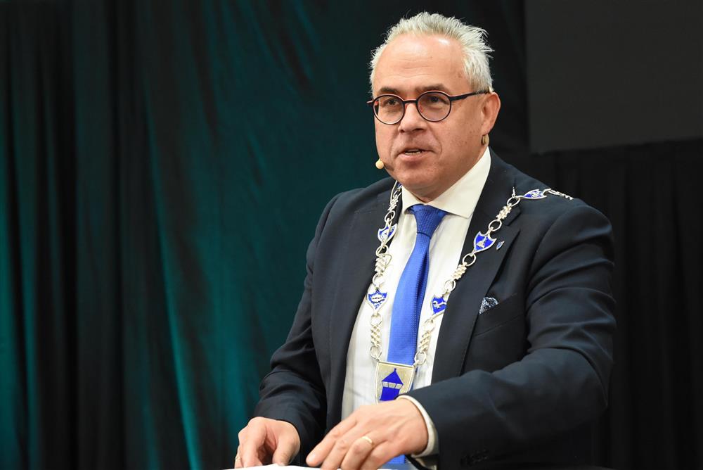Ordførar Tom Georg Indrevik - Klikk for stort bilete