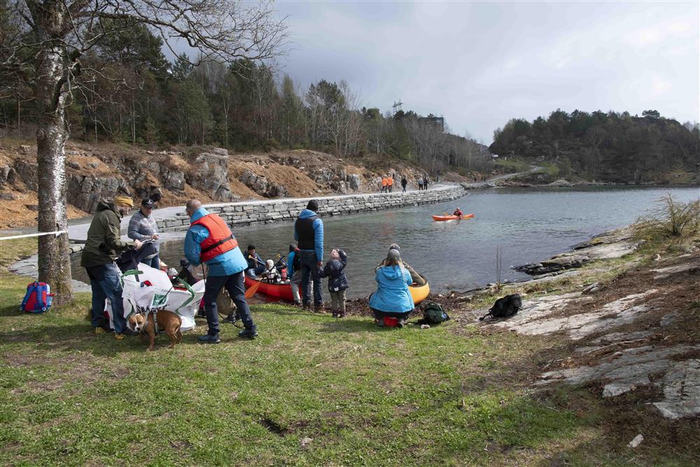 Geitvika friluftsområde offisielt opna - Klikk for stort bilete