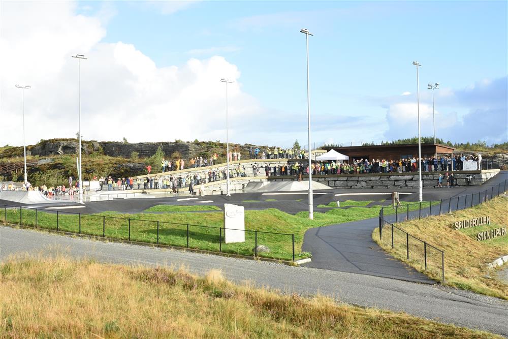 Frå sykkelshowet - Klikk for stort bilete