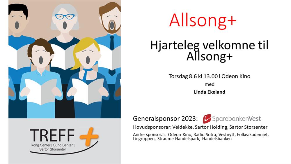 Allsong+ med Linda Ekeland - Klikk for stort bilete