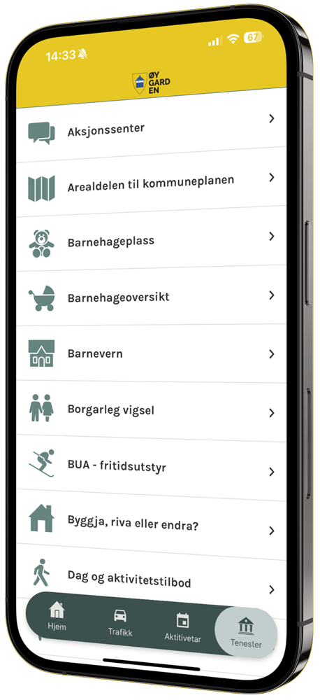 Tenester - Klikk for stort bilete
