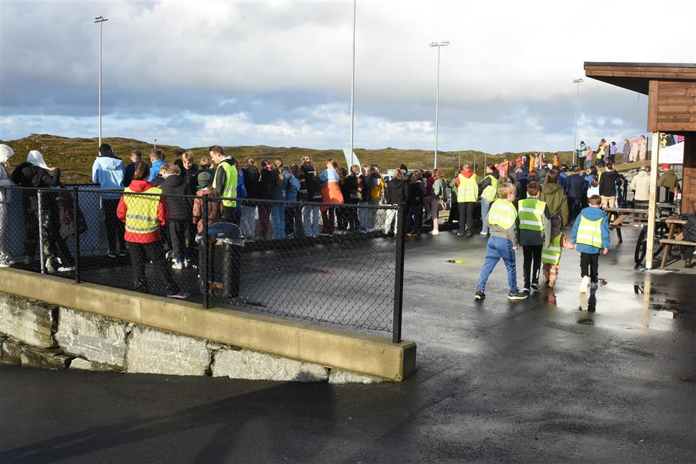 Frå sykkelshowet - Klikk for stort bilete