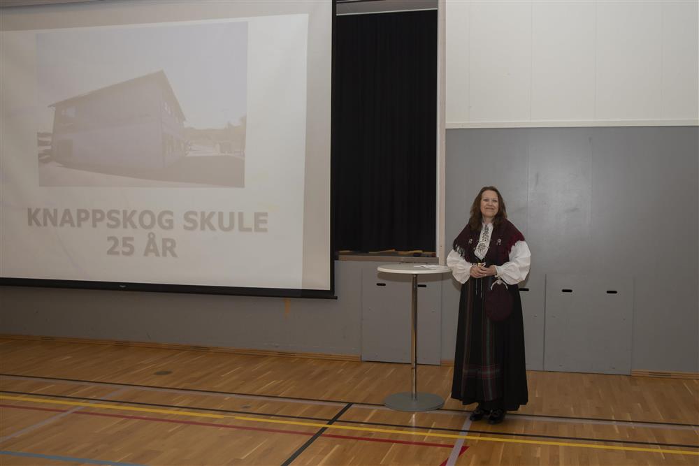 25-årsjubileum på Knappskog nye skule. - Klikk for stort bilete