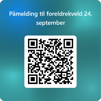 QR-kode for påmelding - Klikk for stort bilete