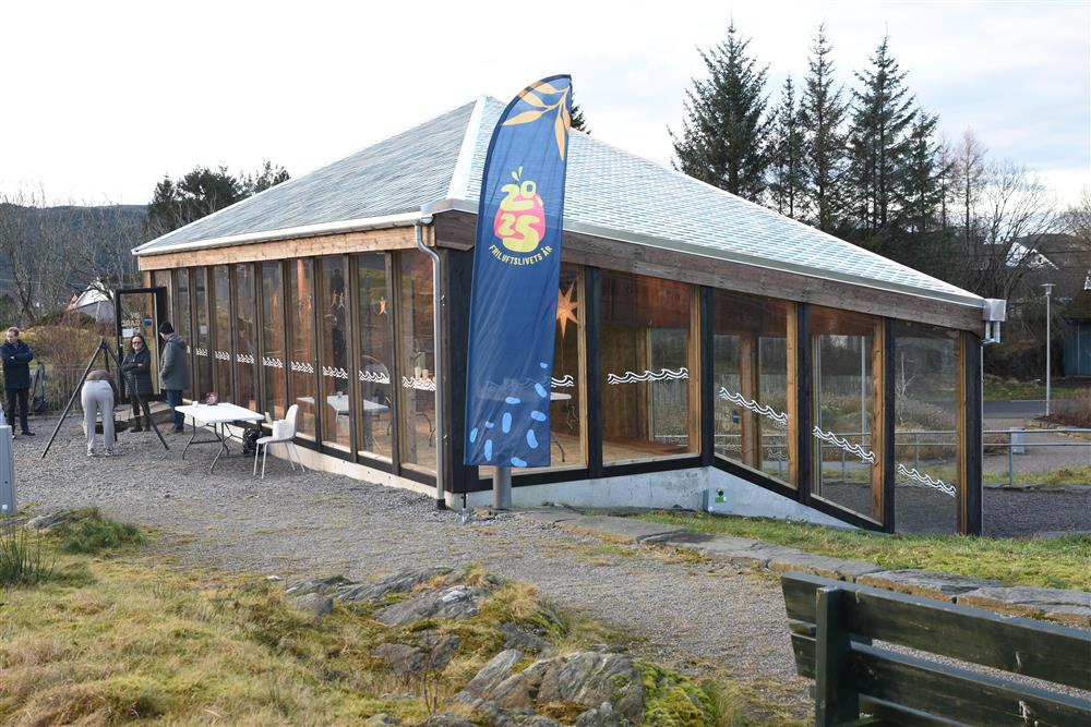 Frå opninga av gjenbruksløa - Klikk for stort bilete