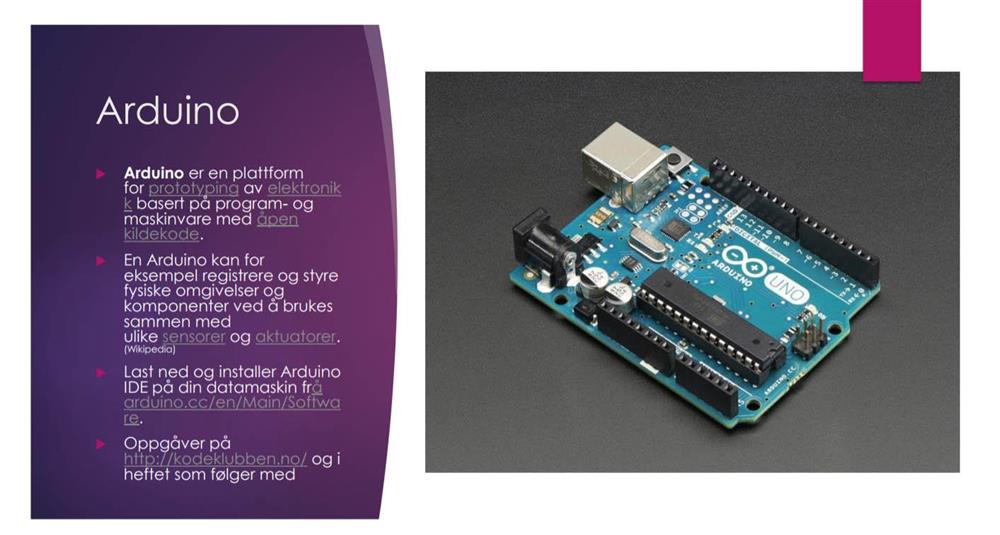 Arduino - Klikk for stort bilete