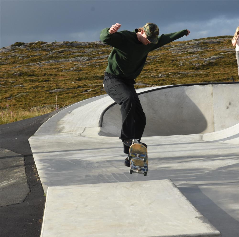 Frå sykkelshowet - Klikk for stort bilete