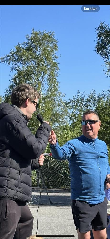 Frå stafetten - Klikk for stort bilete