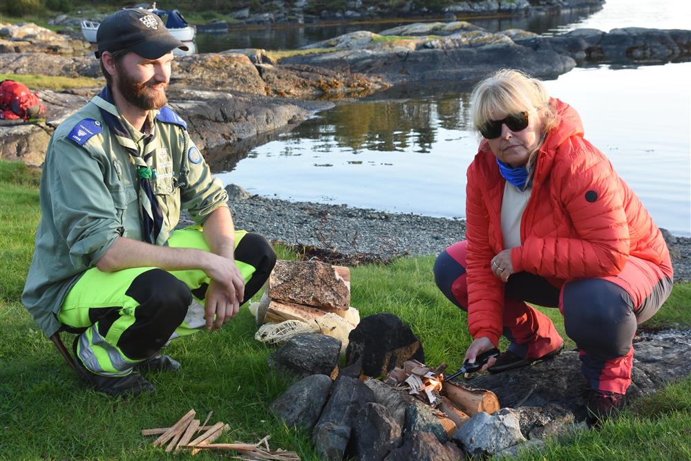 Frå Natt i naturen i Smivågen - Klikk for stort bilete