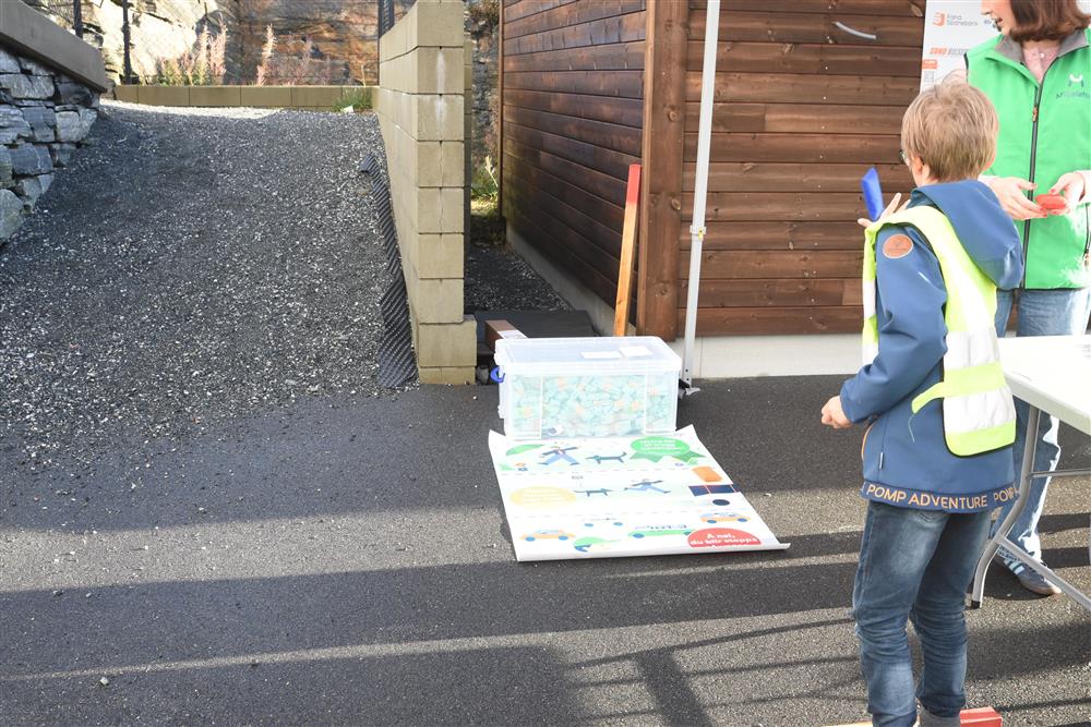 Frå sykkelshowet - Klikk for stort bilete