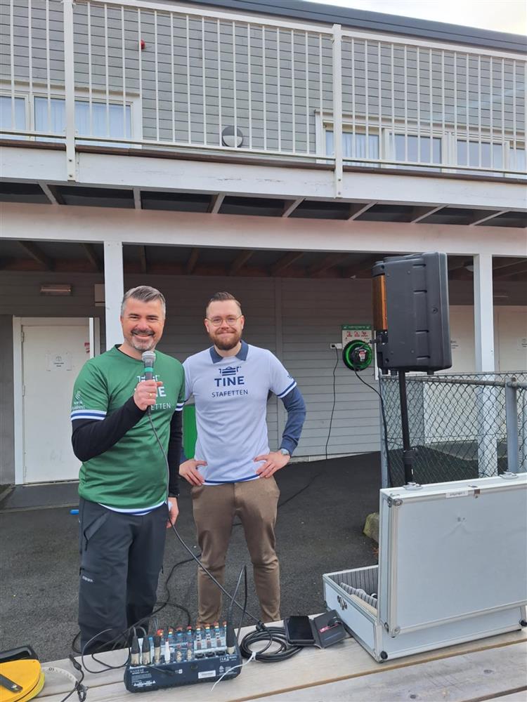 Frå Stinestafetten på Skogsvåg stadion - Klikk for stort bilete