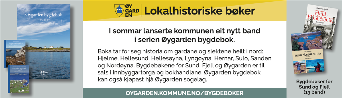 F:\HrOrg\Service\Informasjon\_GRAFISK\Grafisk profil\Annonser og kunngjøringsmaler\Annonser\_Samfunnsutvikling\Kultur\Lansering ny bygdebok\Gamle Øygarden - Klikk for stort bilete